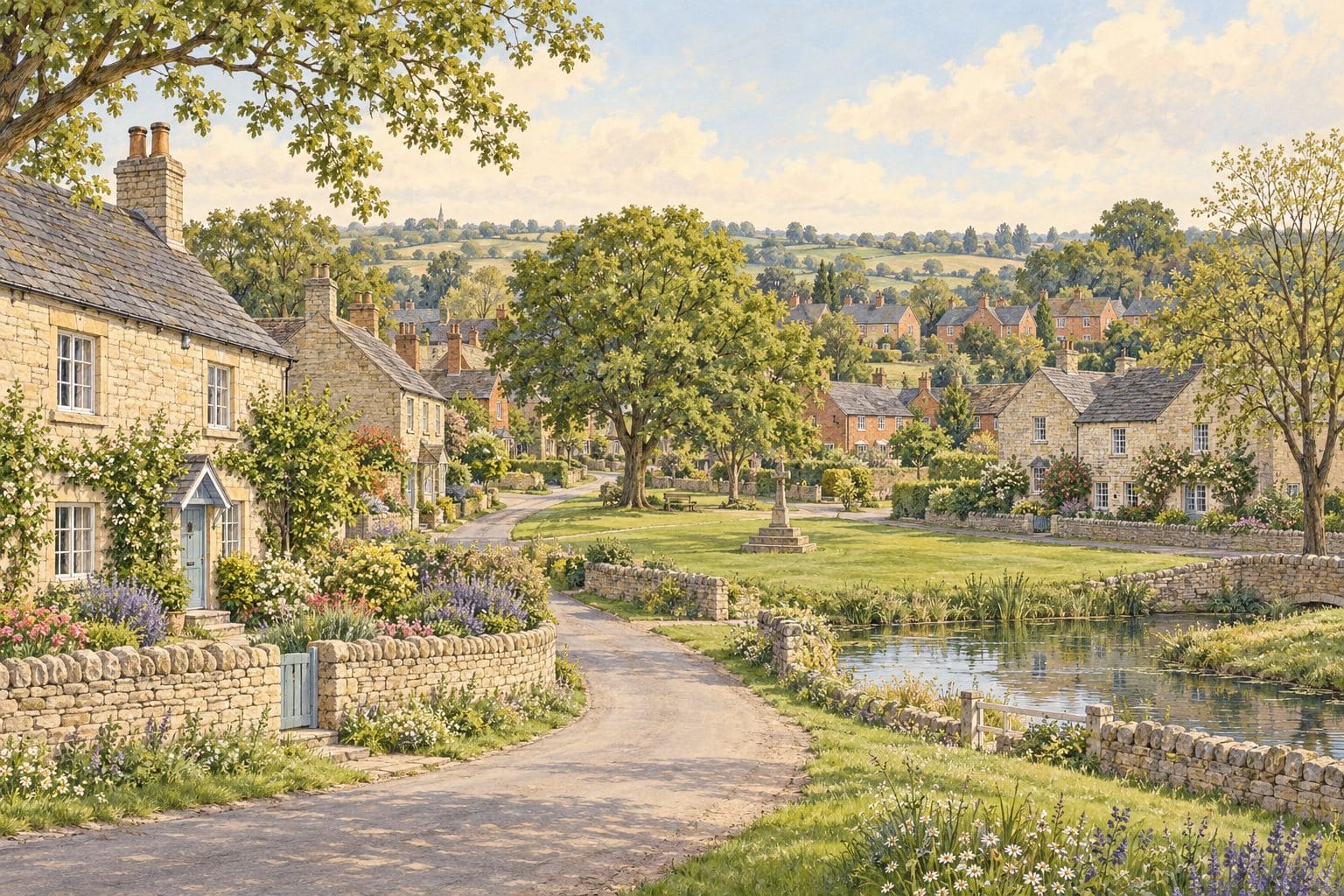 AI illustration inspired by Dinnington, North Anston, South Anston, Laughton-en-le-Morthen