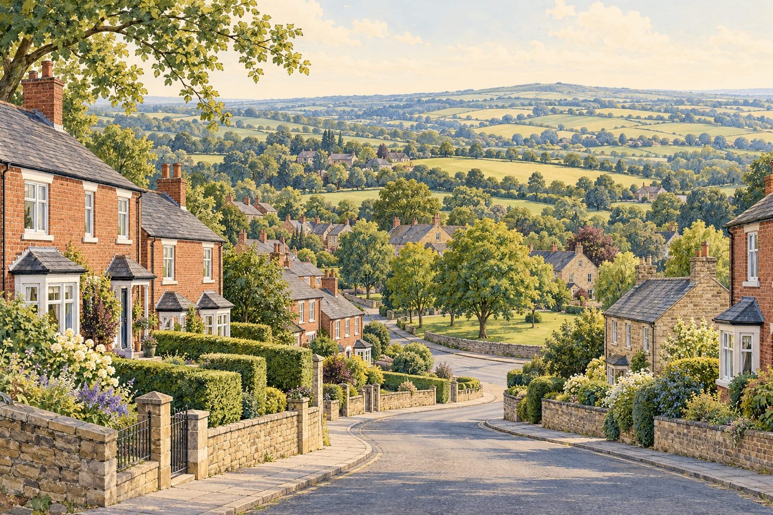 AI illustration inspired by Swallownest, Aston, Aughton, Todwick, Kiveton Park, Harthill, Wales