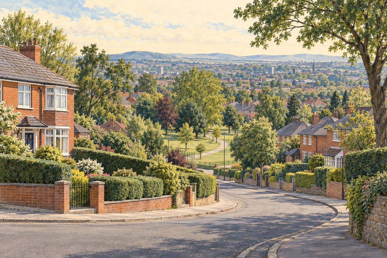 AI illustration inspired by Firth Park, Shiregreen, Parson Cross